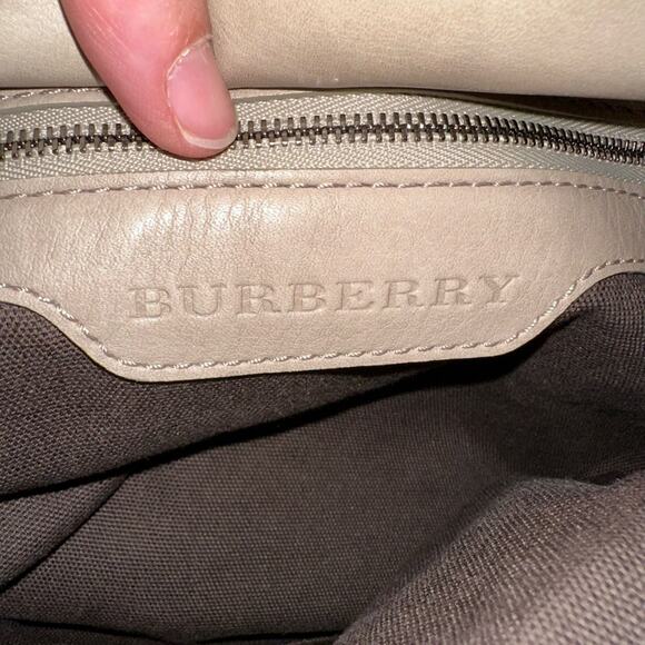 Burberry Smoked Check Medium Walden Belted Hobo Handbag - Picture 12 of 16